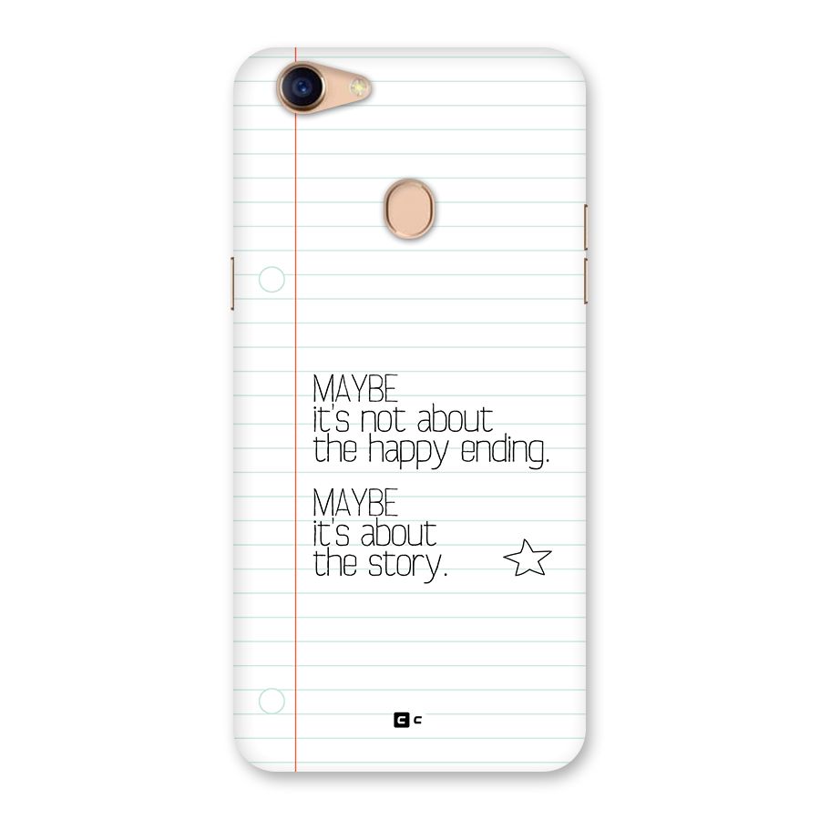 About Story Back Case for Oppo F5