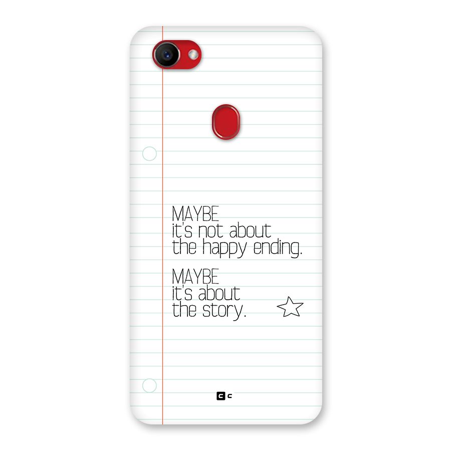 About Story Back Case for Oppo F7