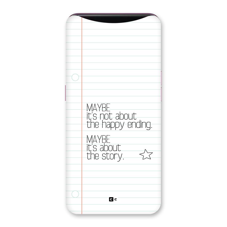 About Story Back Case for Oppo Find X