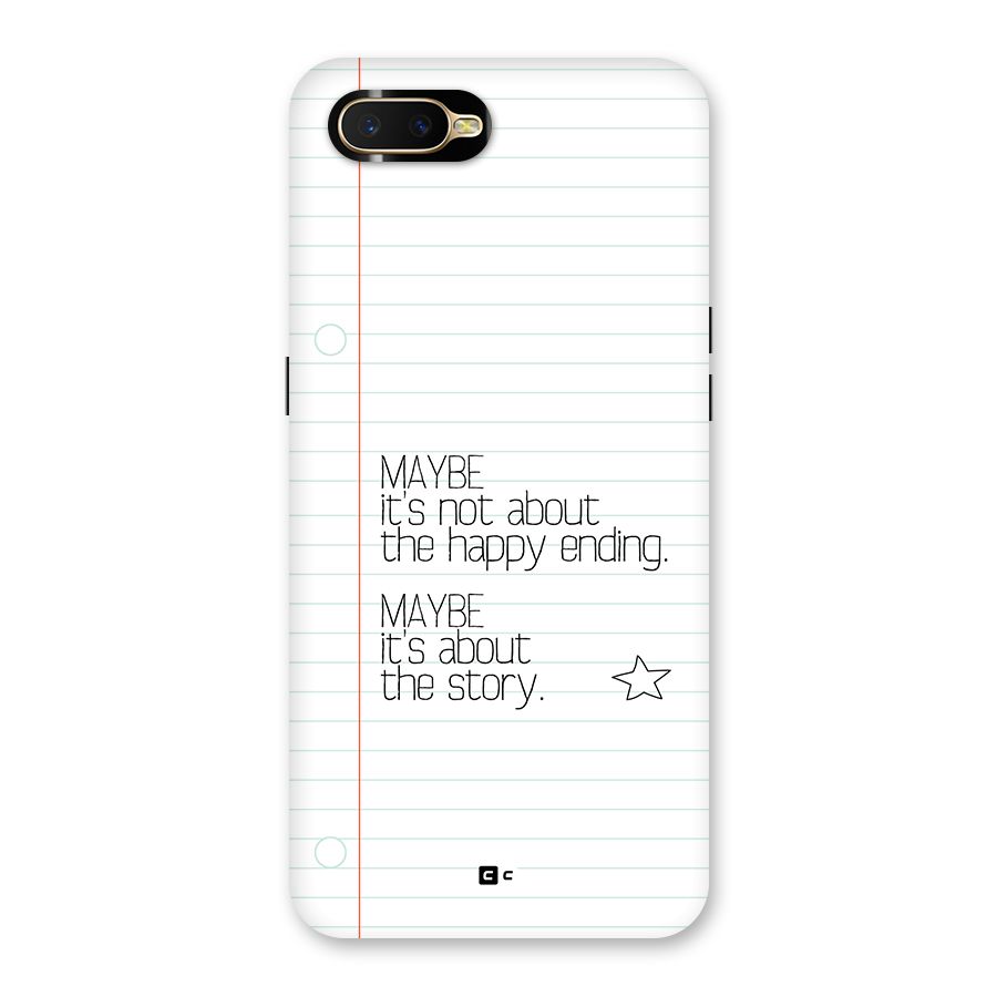 About Story Back Case for Oppo K1
