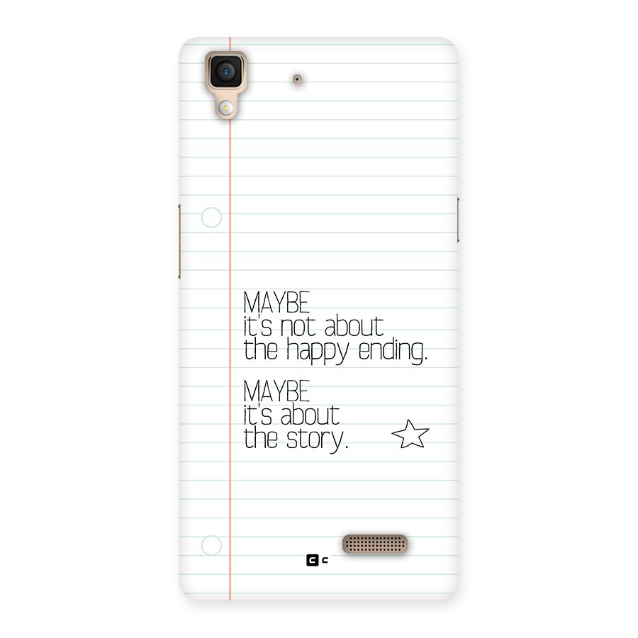 About Story Back Case for Oppo R7
