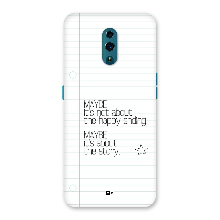 About Story Back Case for Oppo Reno