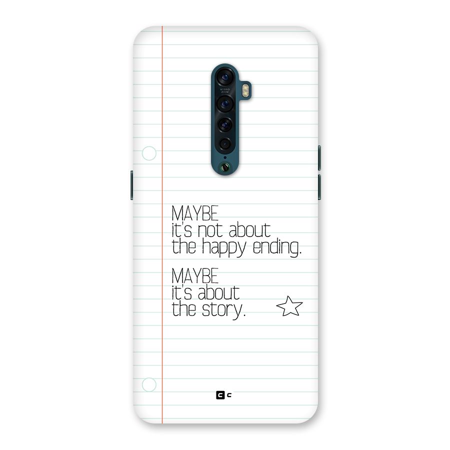 About Story Back Case for Oppo Reno2