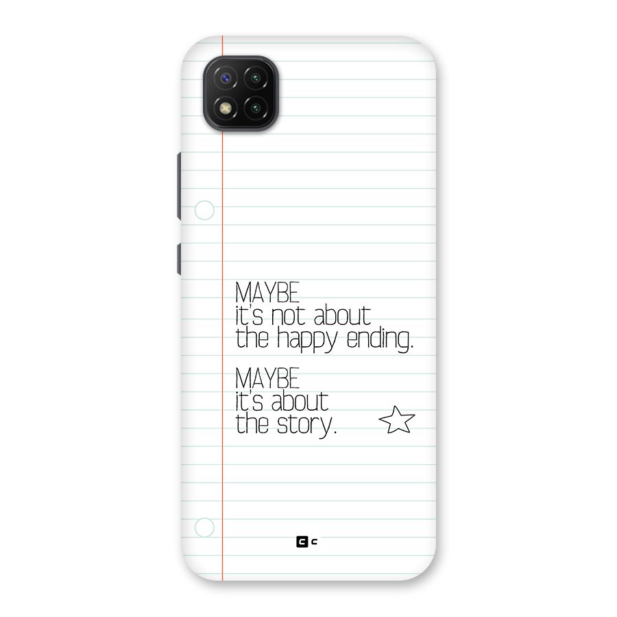 About Story Back Case for Poco C3