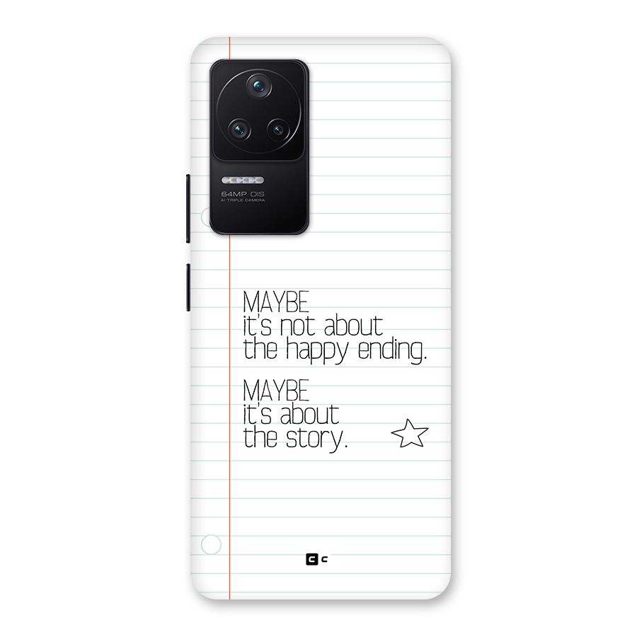 About Story Back Case for Poco F4 5G
