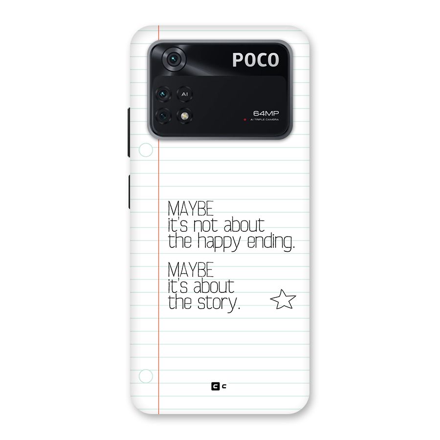 About Story Back Case for Poco M4 Pro 4G