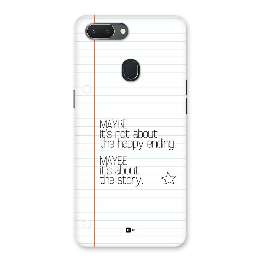 About Story Back Case for Realme 2