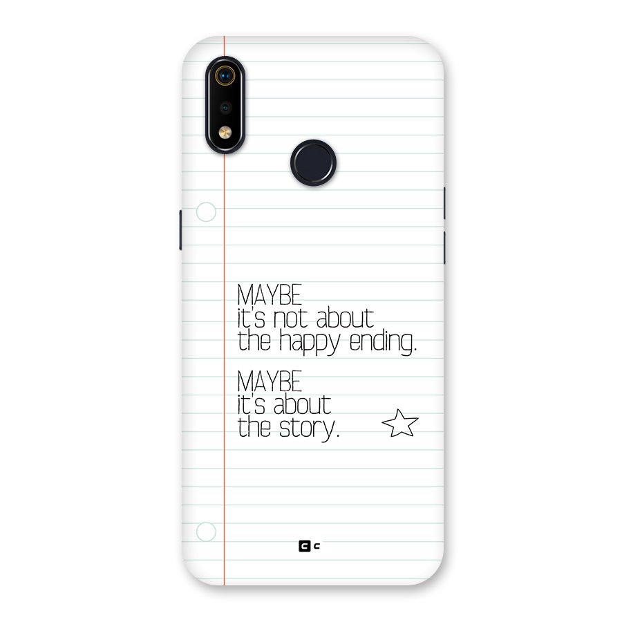 About Story Back Case for Realme 3i
