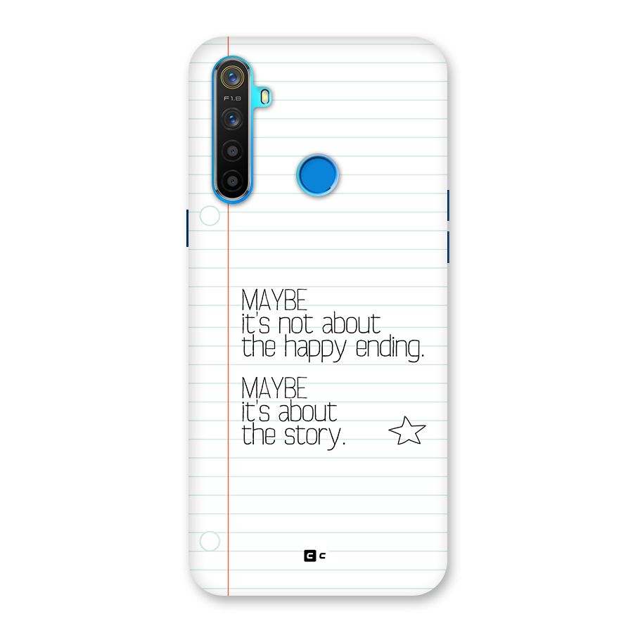 About Story Back Case for Realme 5s