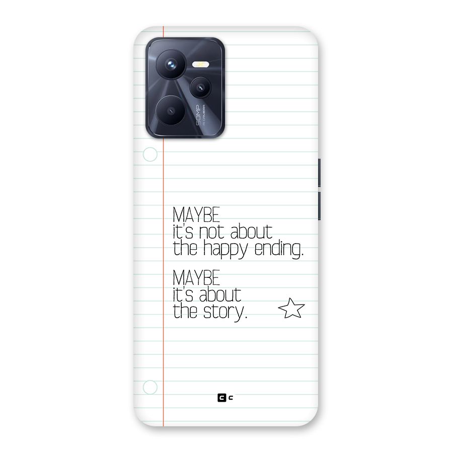 About Story Back Case for Realme C35