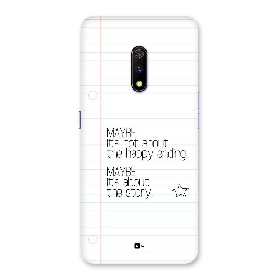 About Story Back Case for Realme X