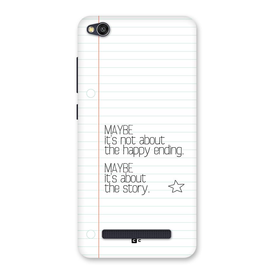 About Story Back Case for Redmi 4A