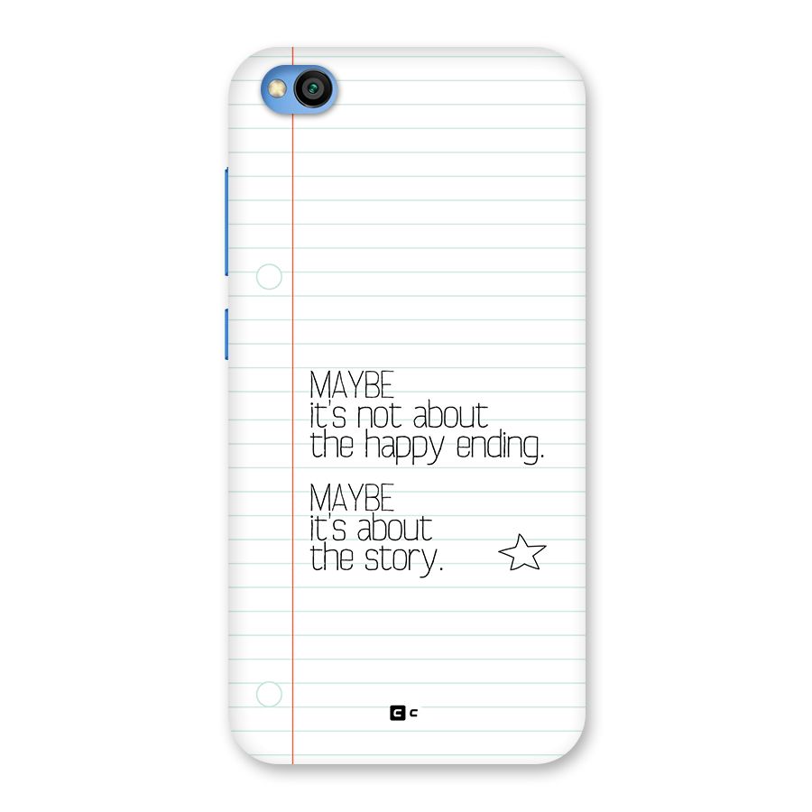 About Story Back Case for Redmi Go