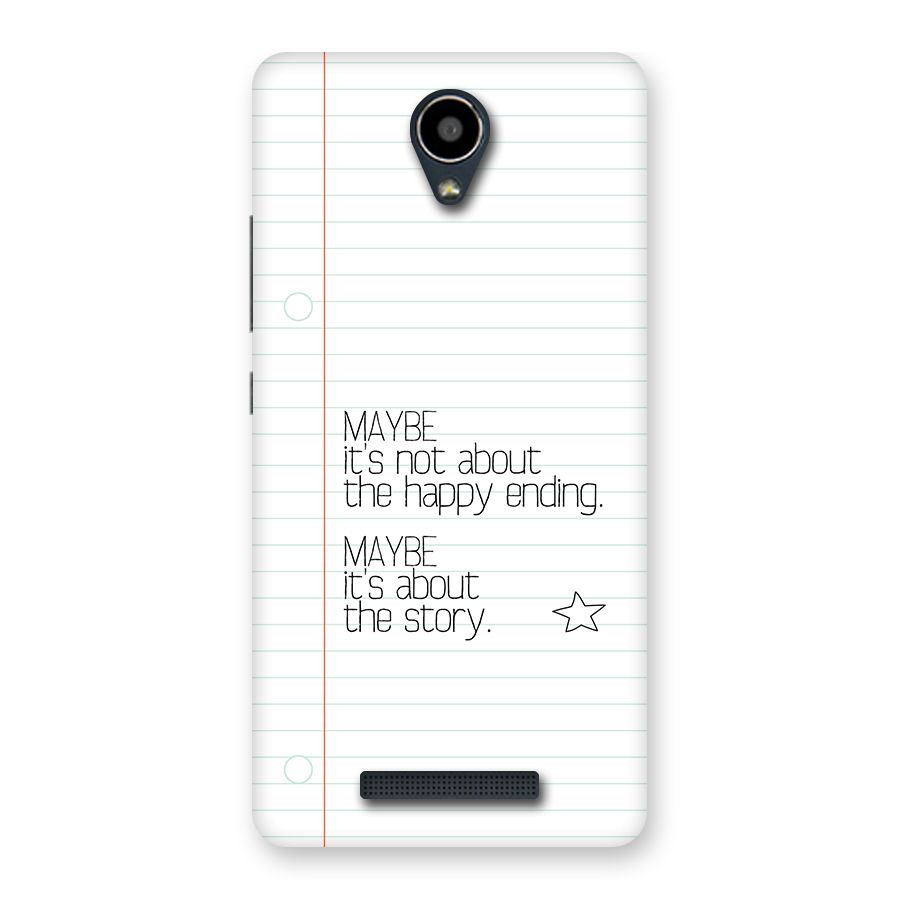 About Story Back Case for Redmi Note 2