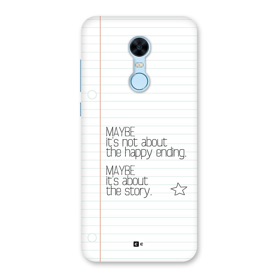 About Story Back Case for Redmi Note 5