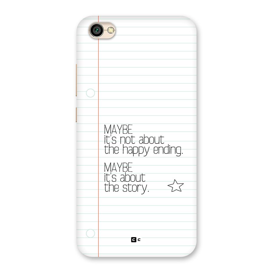 About Story Back Case for Redmi Y1 Lite
