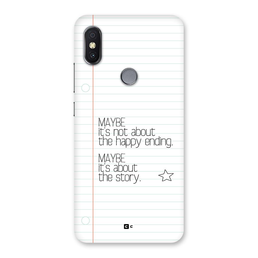 About Story Back Case for Redmi Y2
