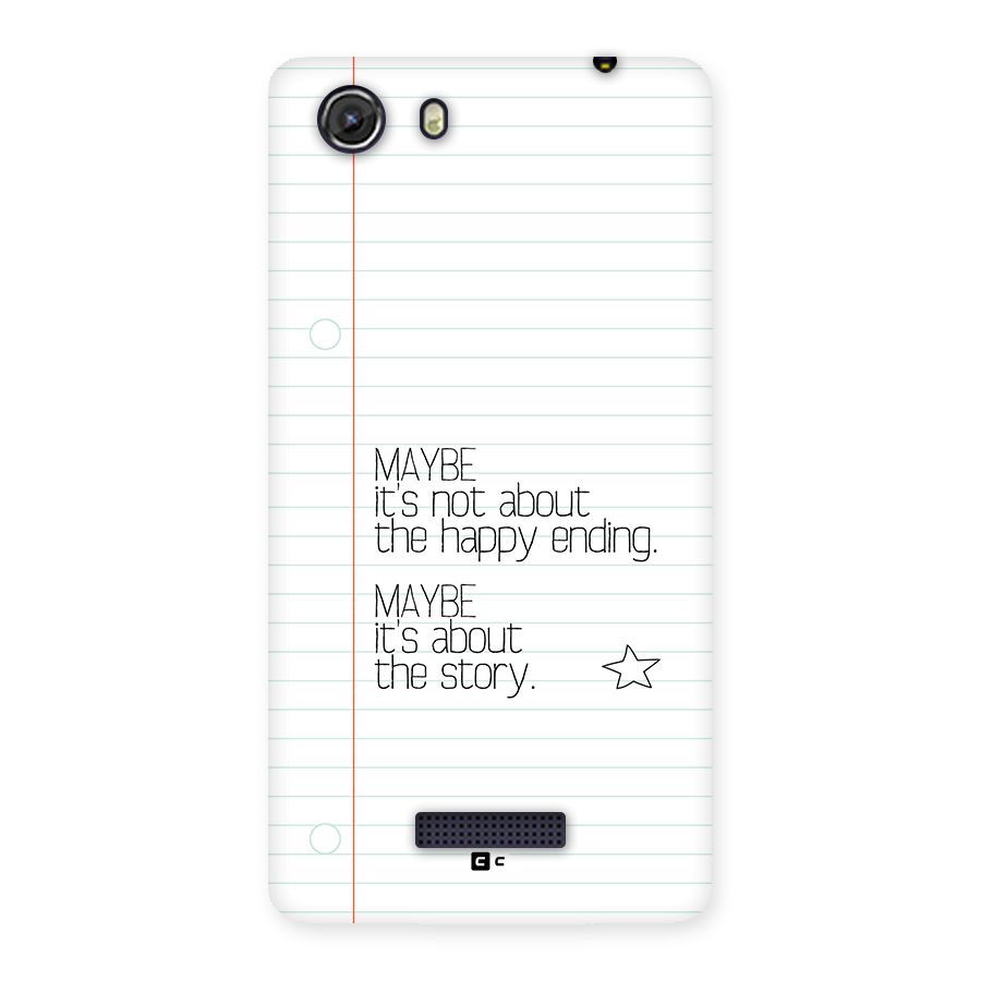 About Story Back Case for Unite 3