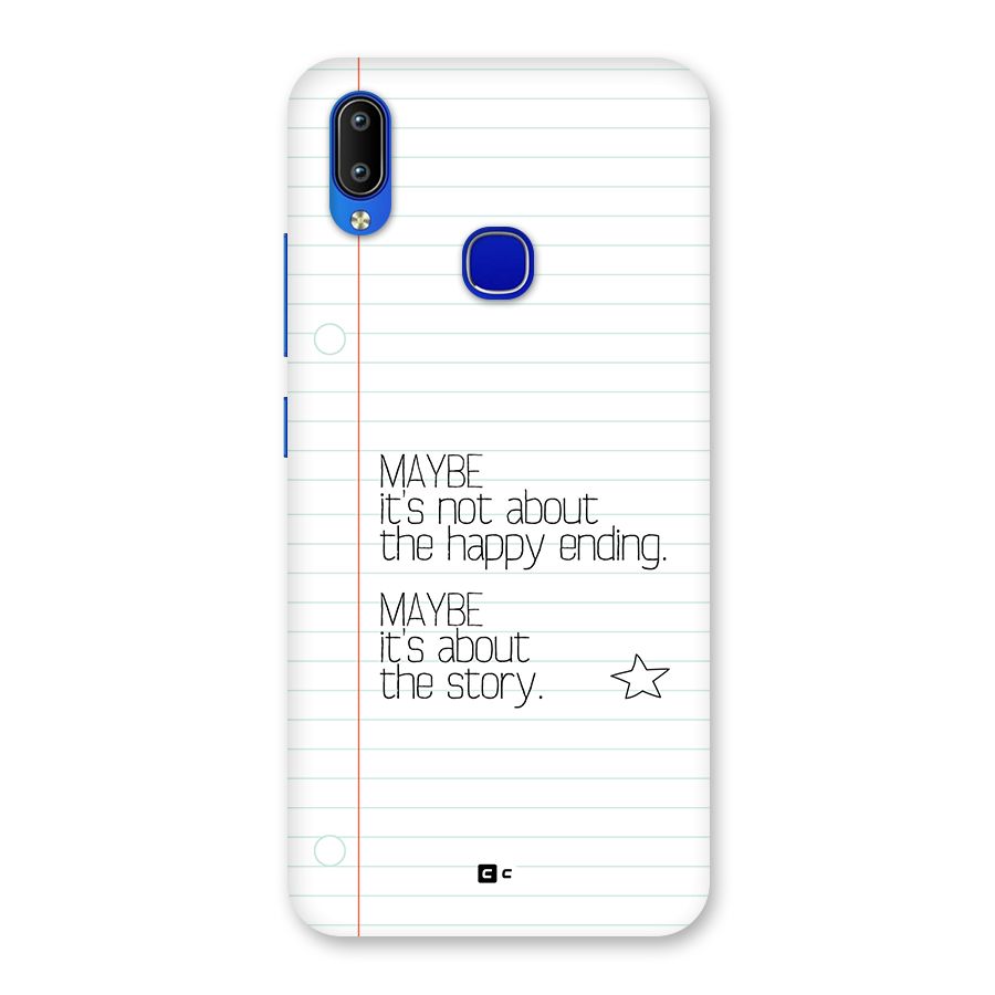 About Story Back Case for Vivo Y91
