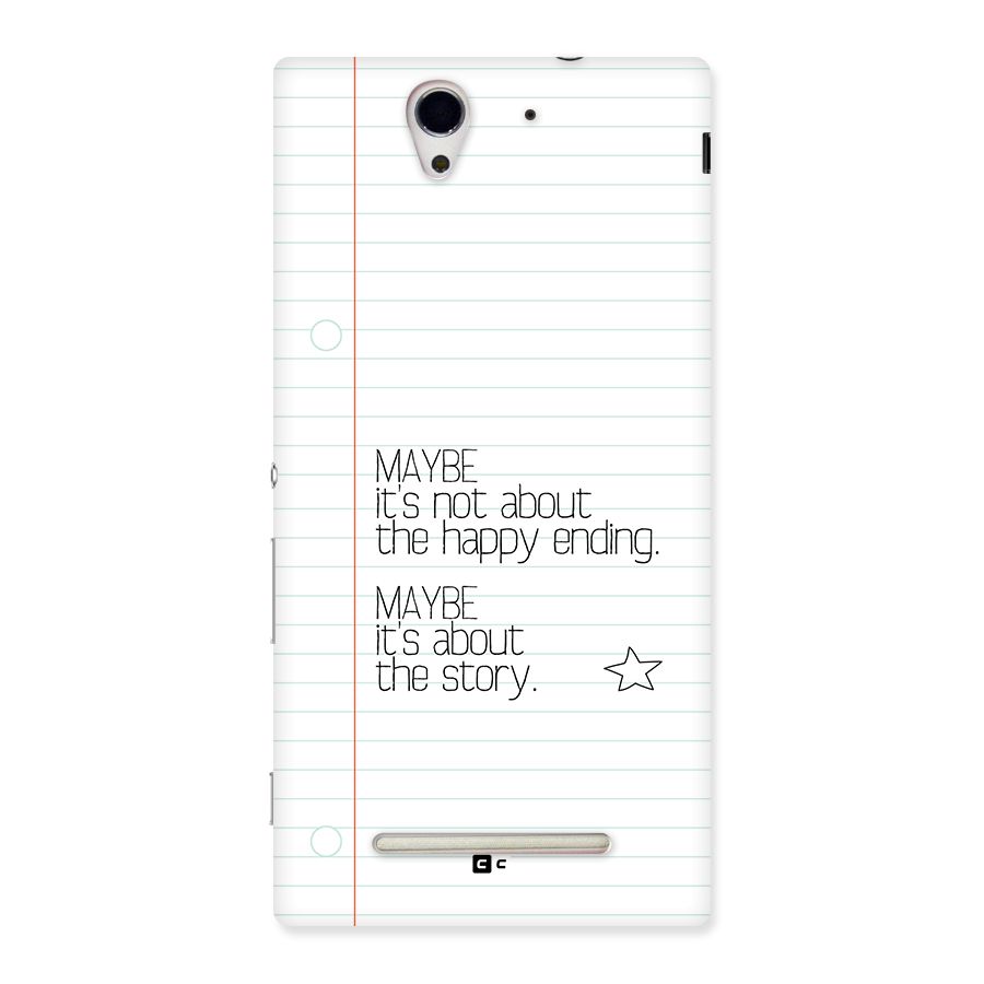 About Story Back Case for Xperia C3