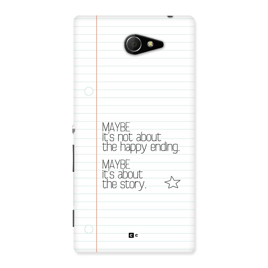 About Story Back Case for Xperia M2