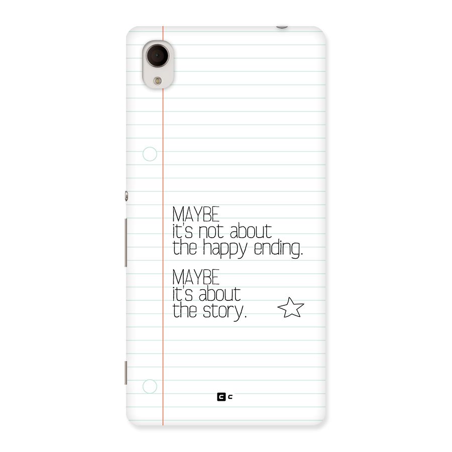 About Story Back Case for Xperia M4 Aqua
