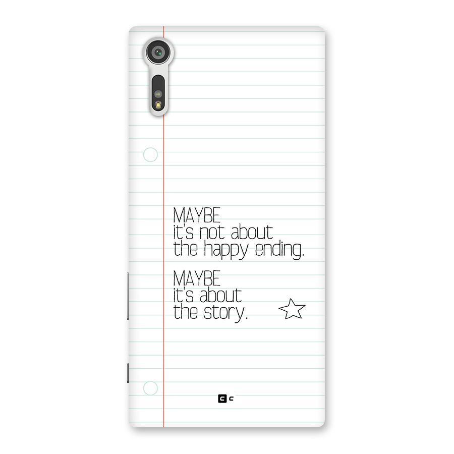 About Story Back Case for Xperia XZ