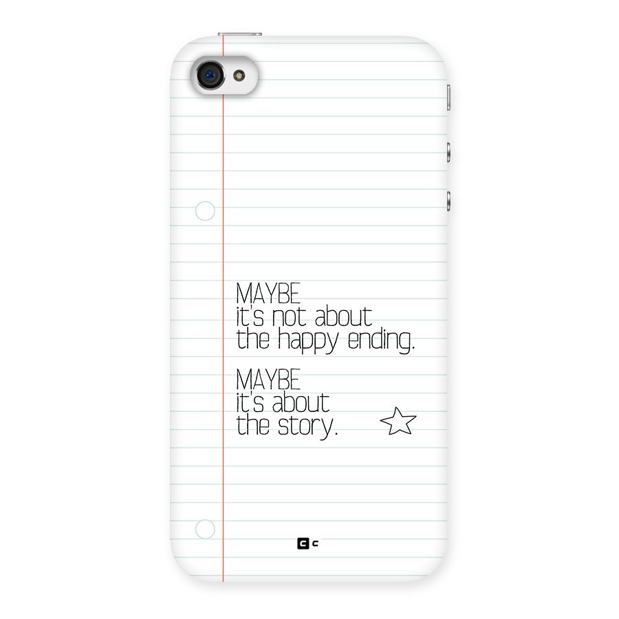 About Story Back Case for iPhone 4 4s