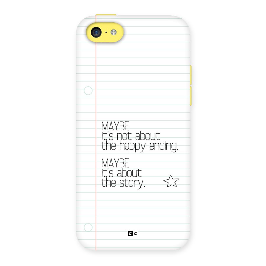 About Story Back Case for iPhone 5C