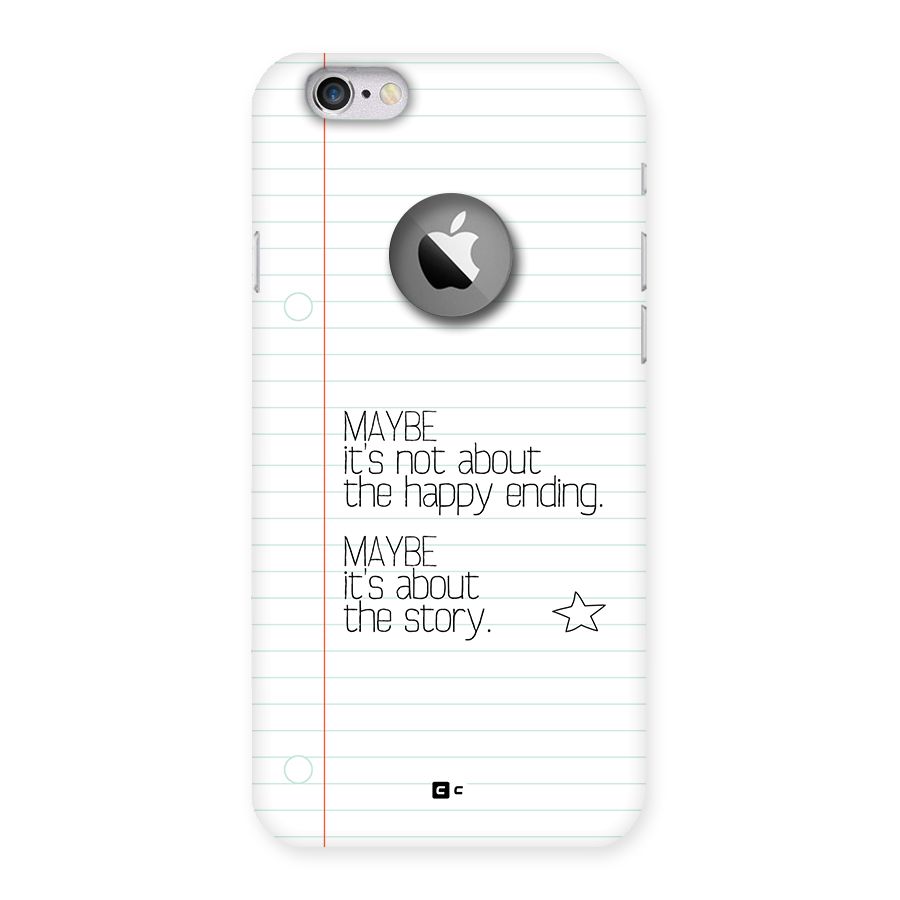 About Story Back Case for iPhone 6 Logo Cut