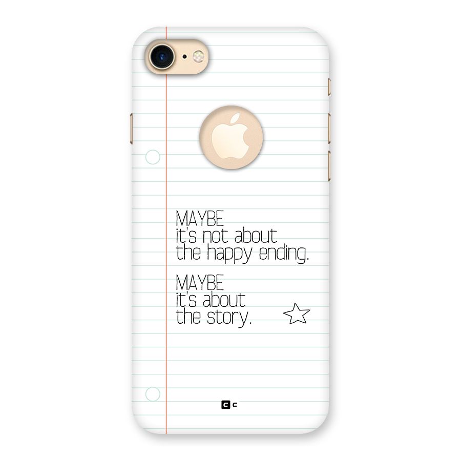 About Story Back Case for iPhone 7 Logo Cut