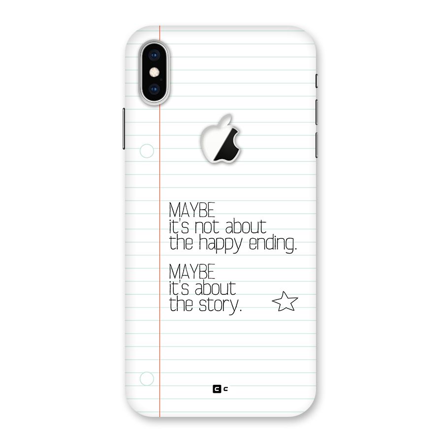 About Story Back Case for iPhone XS Max Apple Cut