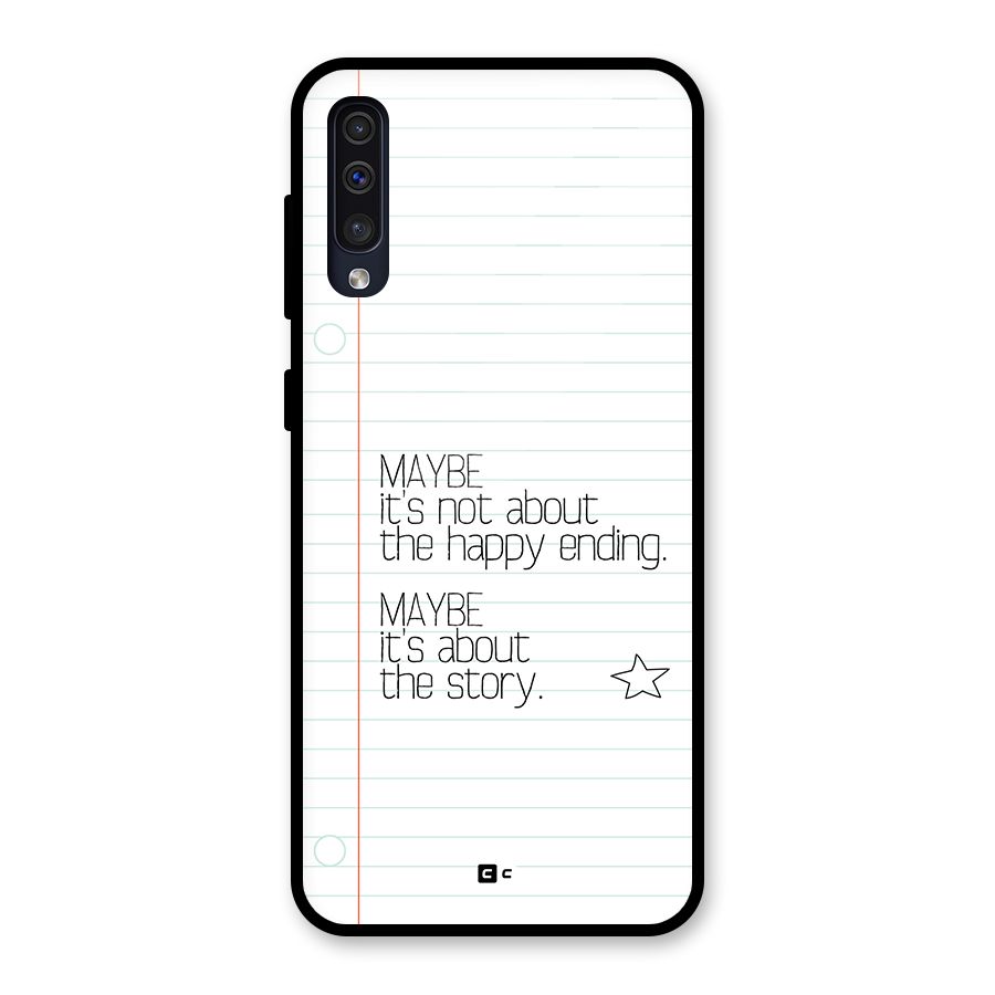 About Story Glass Back Case for Galaxy A30s