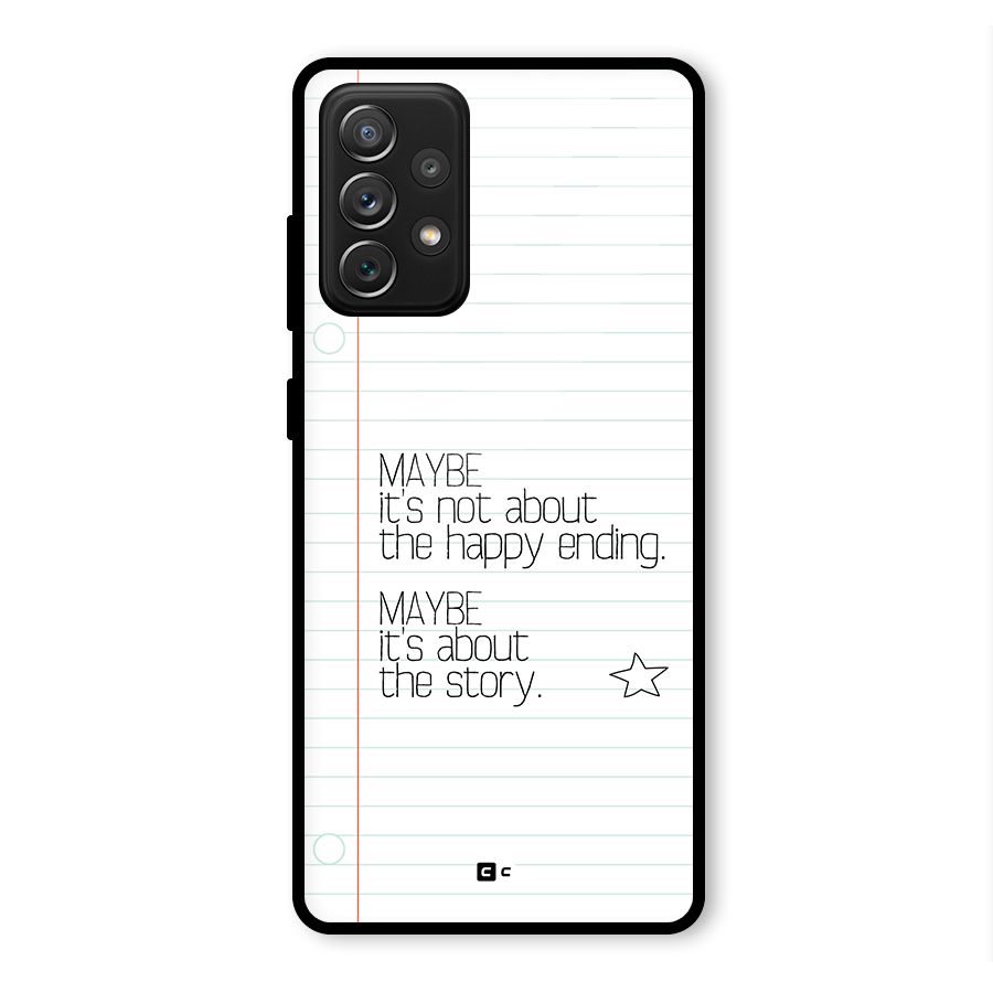 About Story Glass Back Case for Galaxy A72
