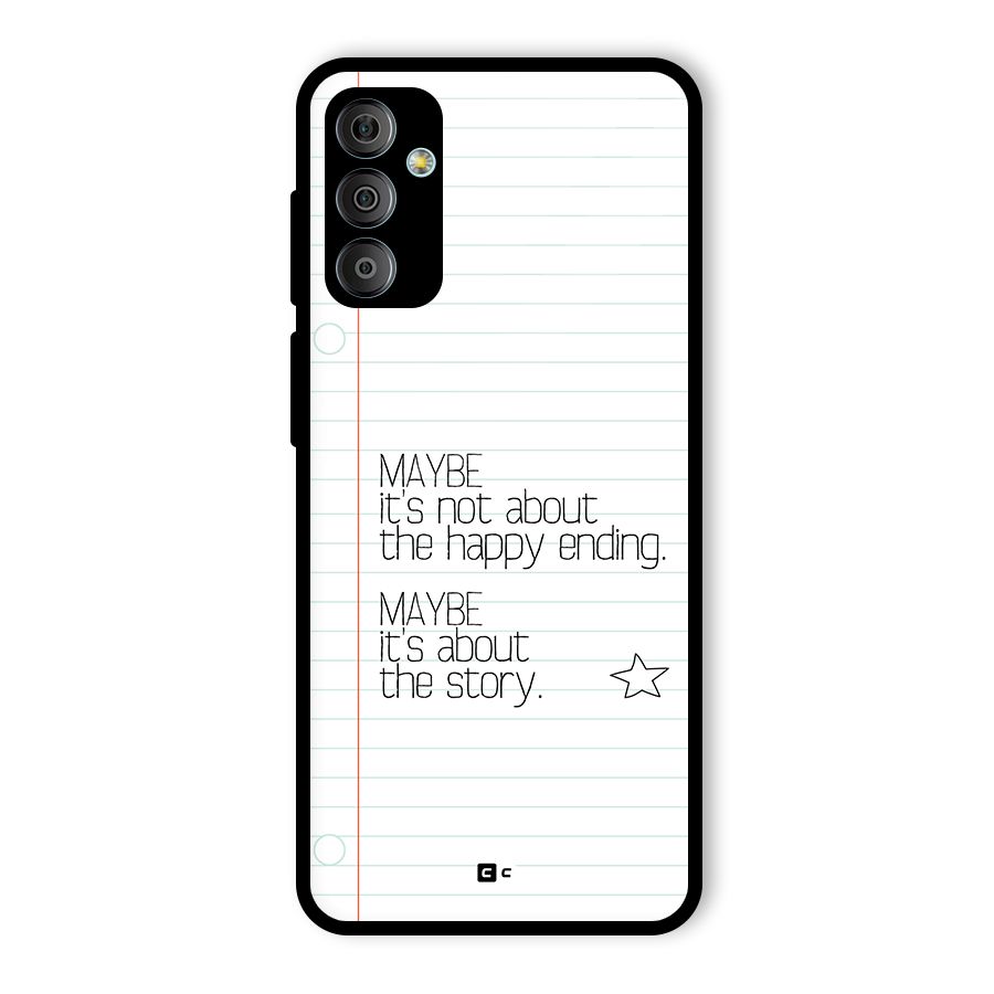 About Story Glass Back Case for Galaxy F23