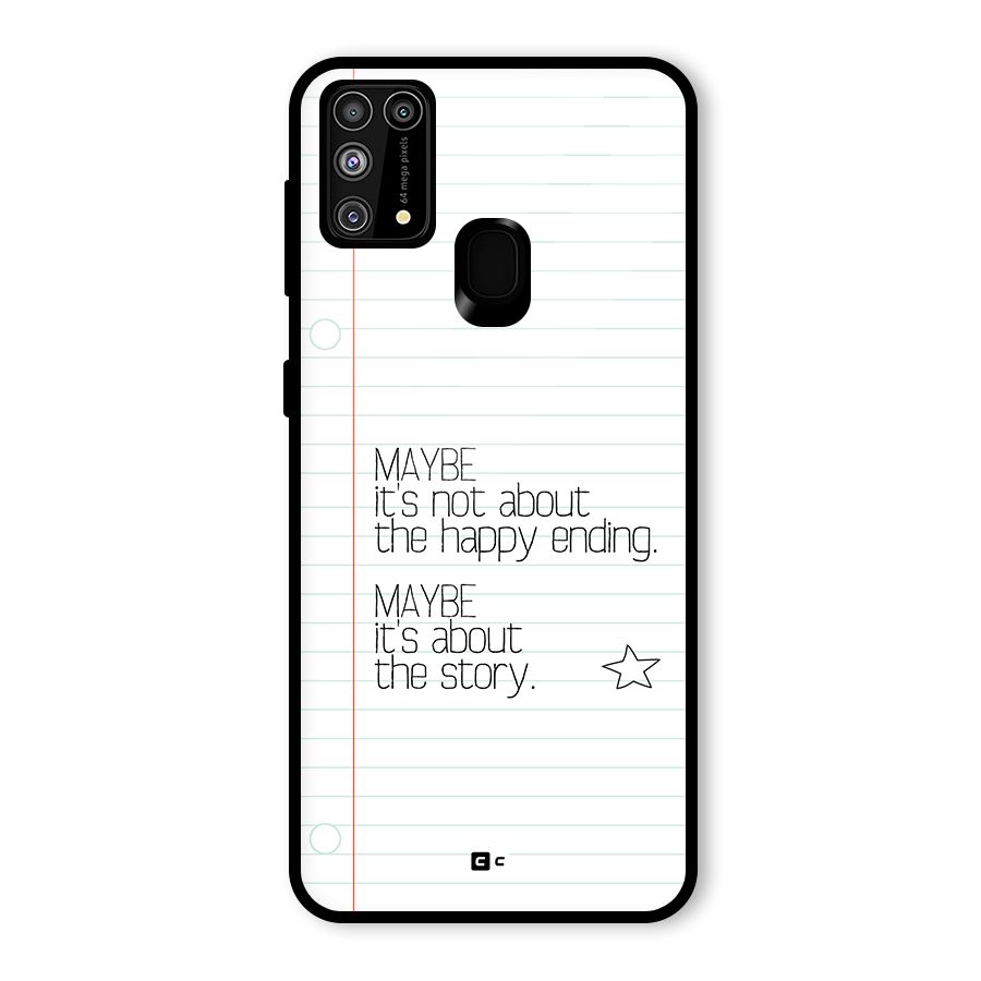 About Story Glass Back Case for Galaxy F41