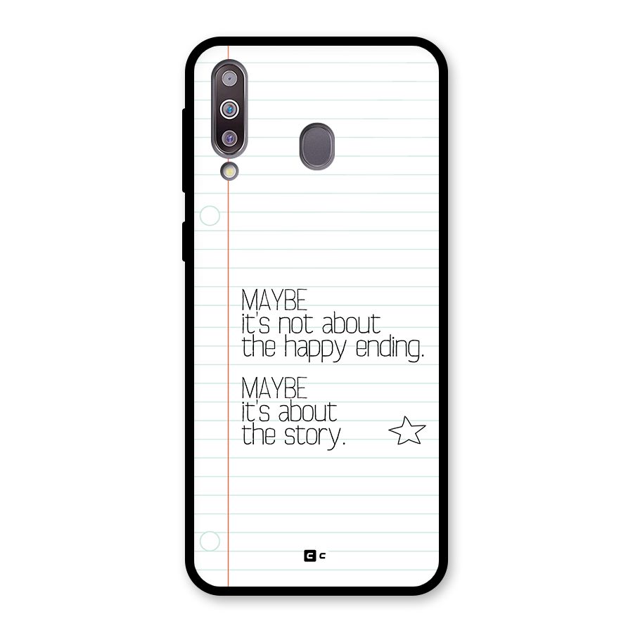 About Story Glass Back Case for Galaxy M30