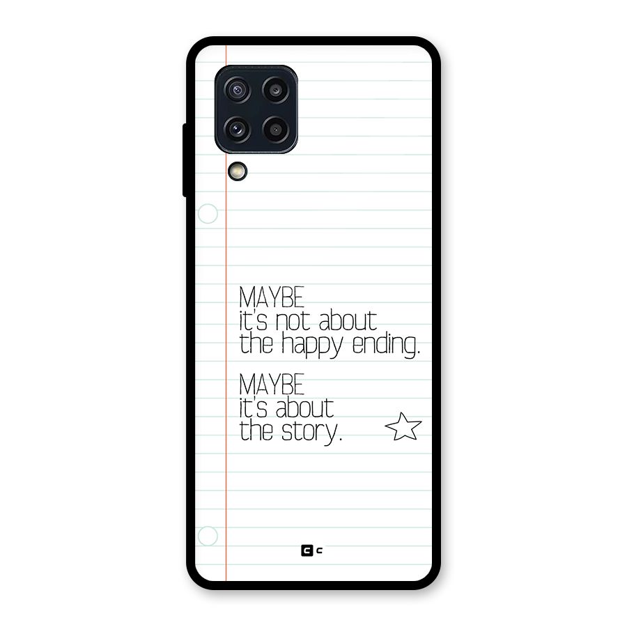 About Story Glass Back Case for Galaxy M32
