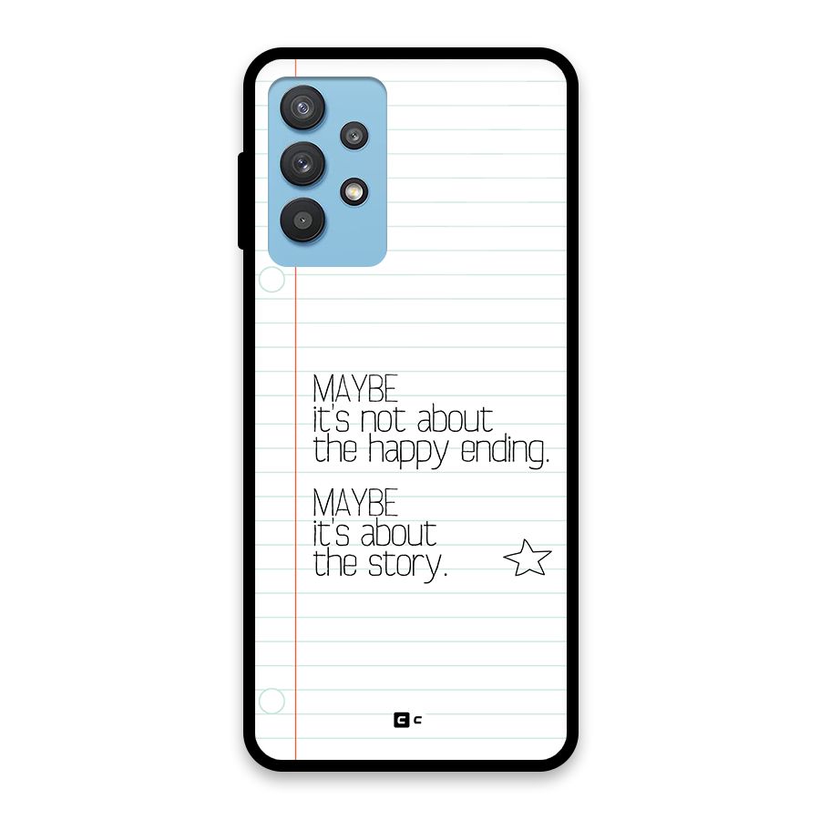 About Story Glass Back Case for Galaxy M32 5G
