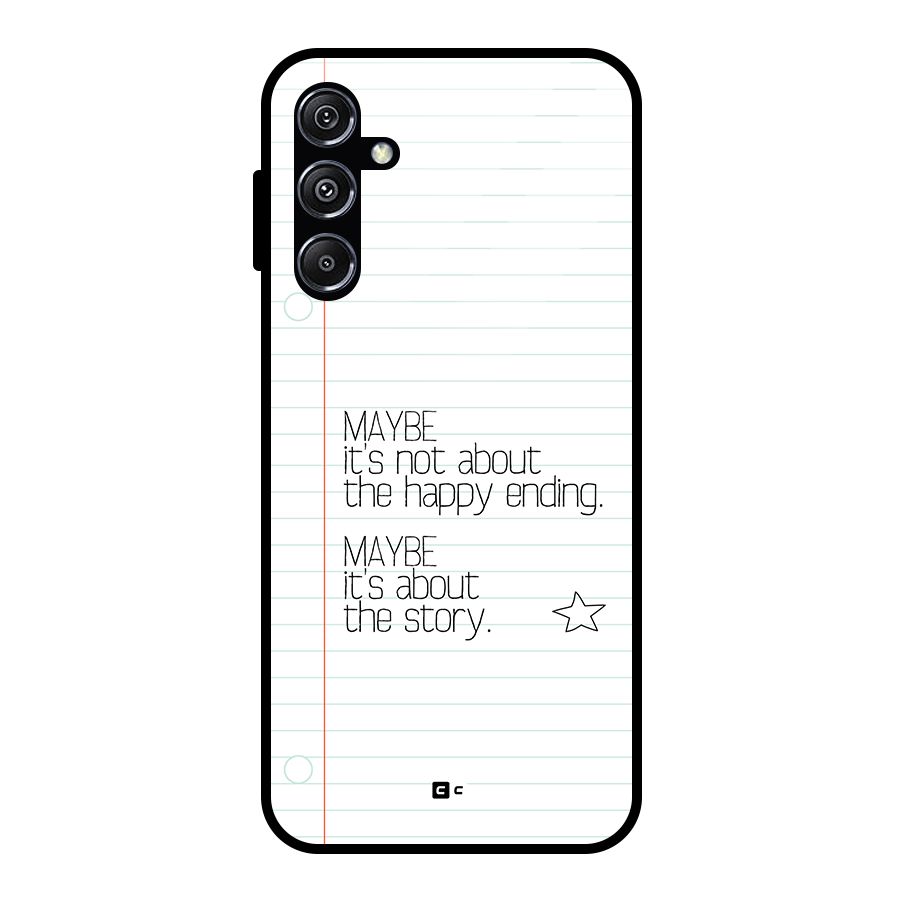 About Story Glass Back Case for Galaxy M34 5G