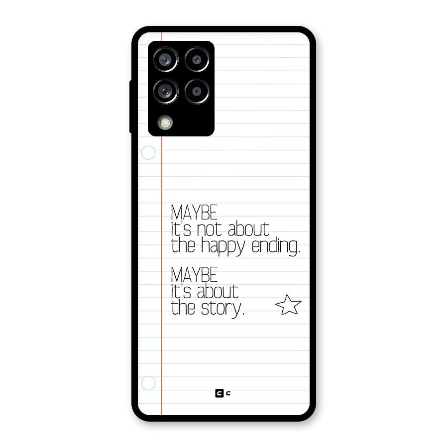About Story Glass Back Case for Galaxy M53 5G