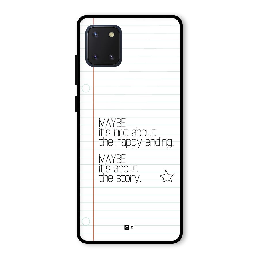 About Story Glass Back Case for Galaxy Note 10 Lite