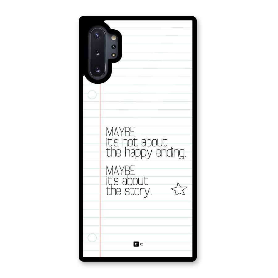 About Story Glass Back Case for Galaxy Note 10 Plus