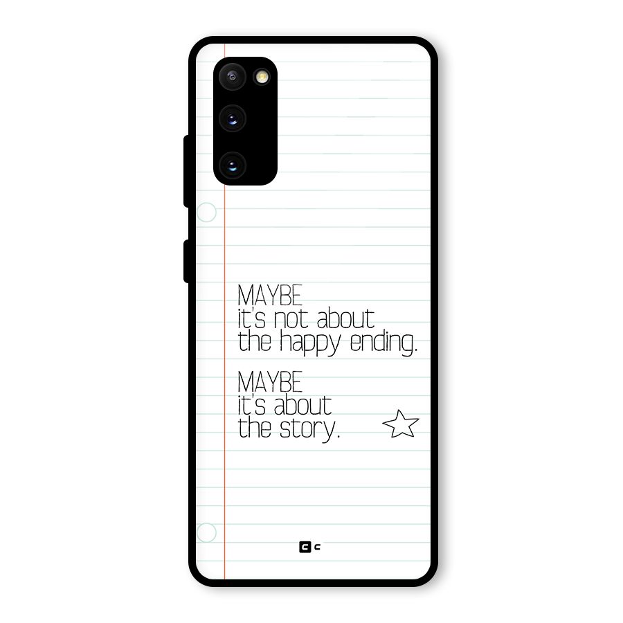 About Story Glass Back Case for Galaxy S20 FE