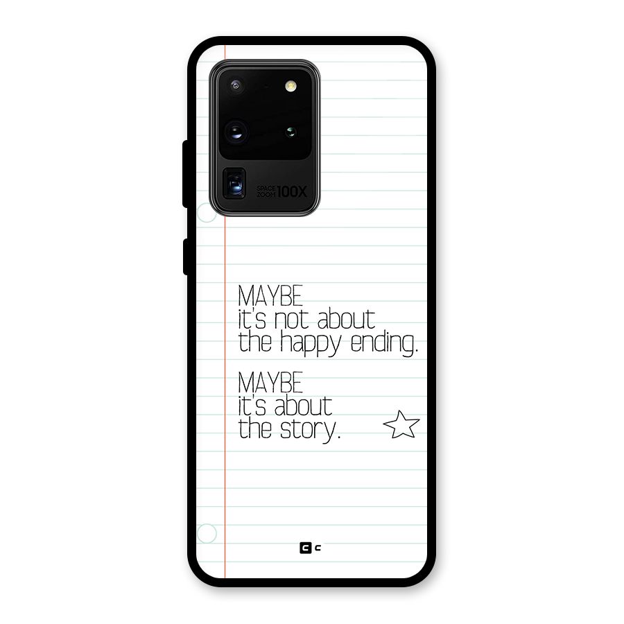 About Story Glass Back Case for Galaxy S20 Ultra