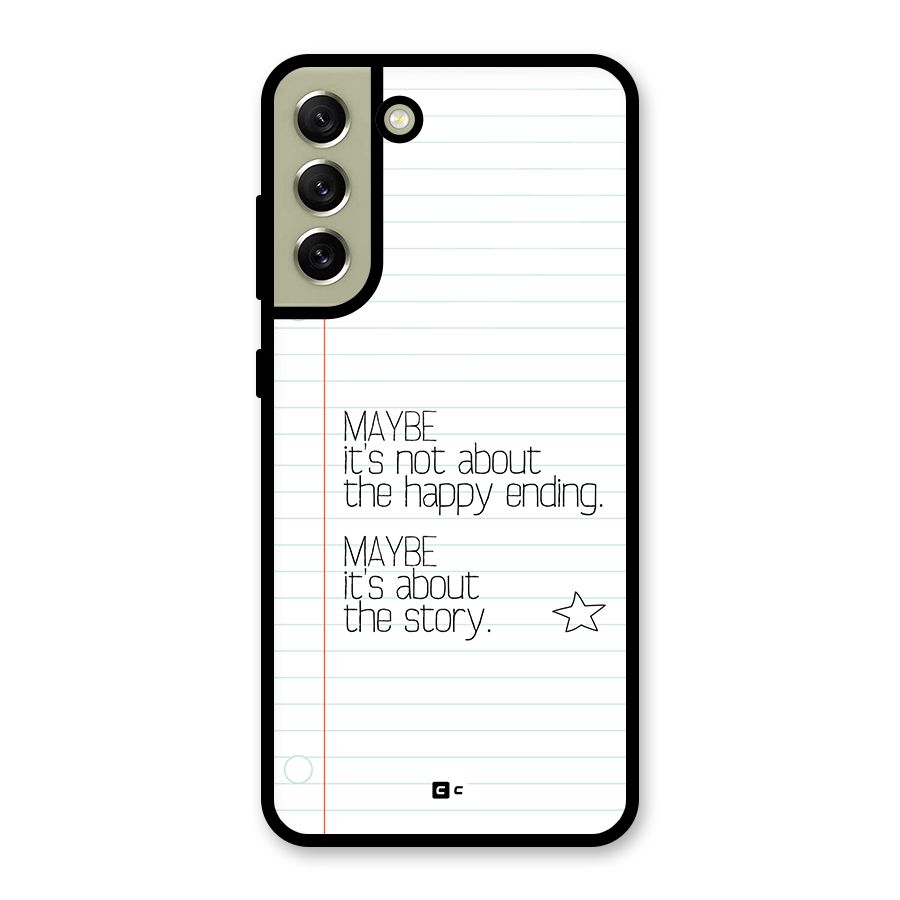 About Story Glass Back Case for Galaxy S21 FE 5G