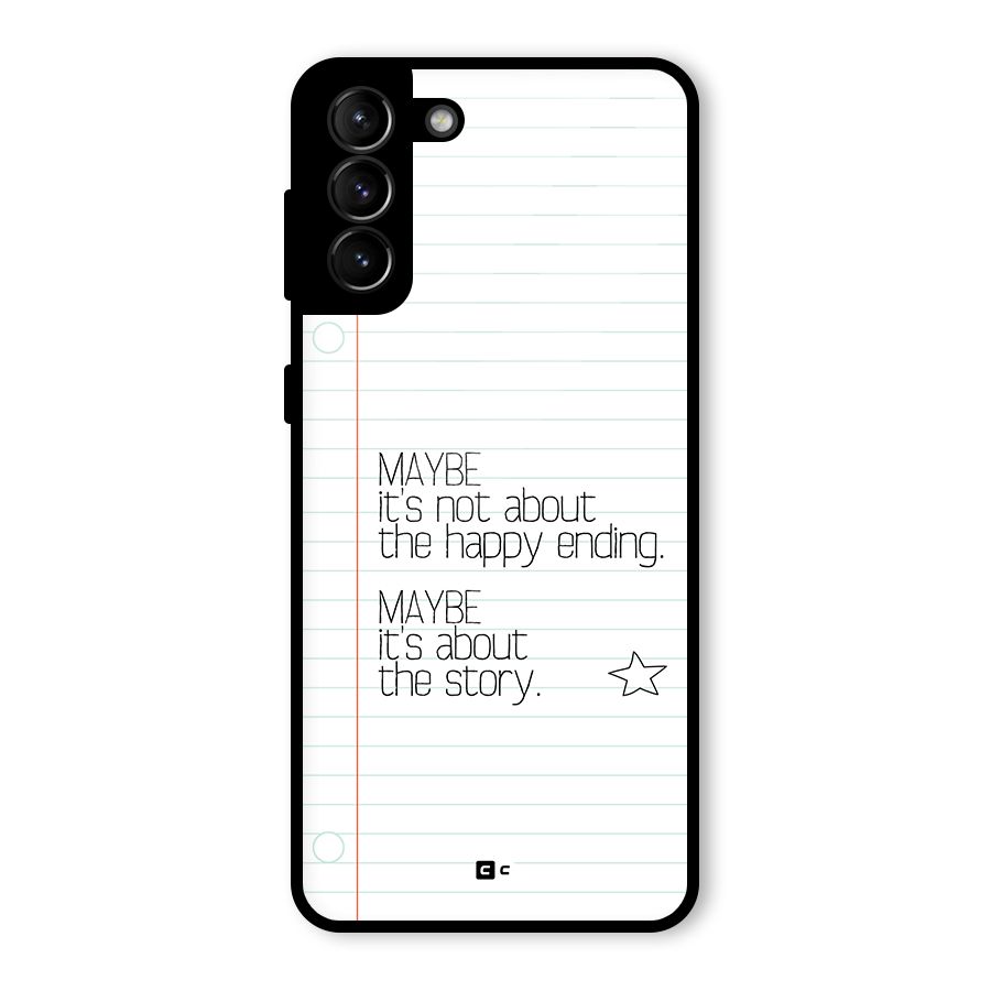 About Story Glass Back Case for Galaxy S21 Plus