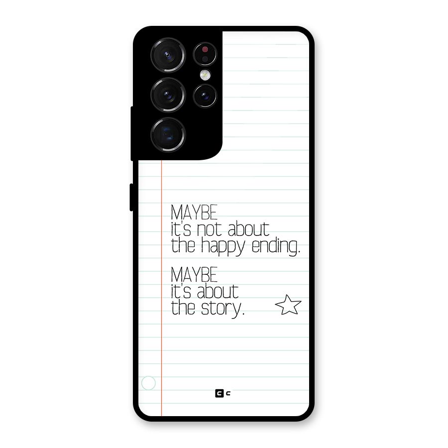 About Story Glass Back Case for Galaxy S21 Ultra 5G