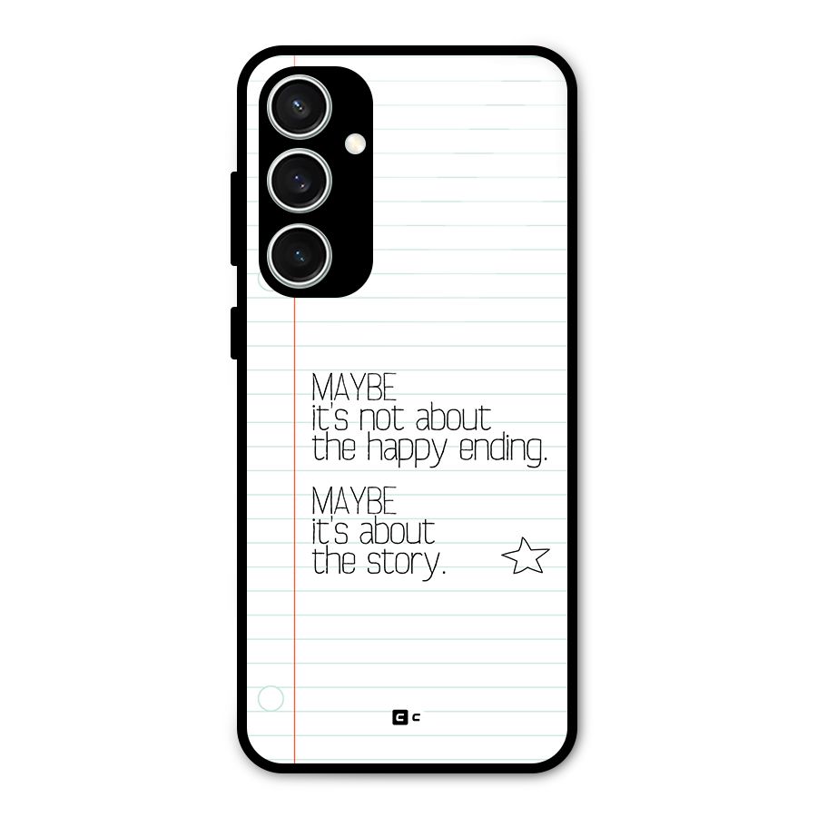 About Story Glass Back Case for Galaxy S23 FE