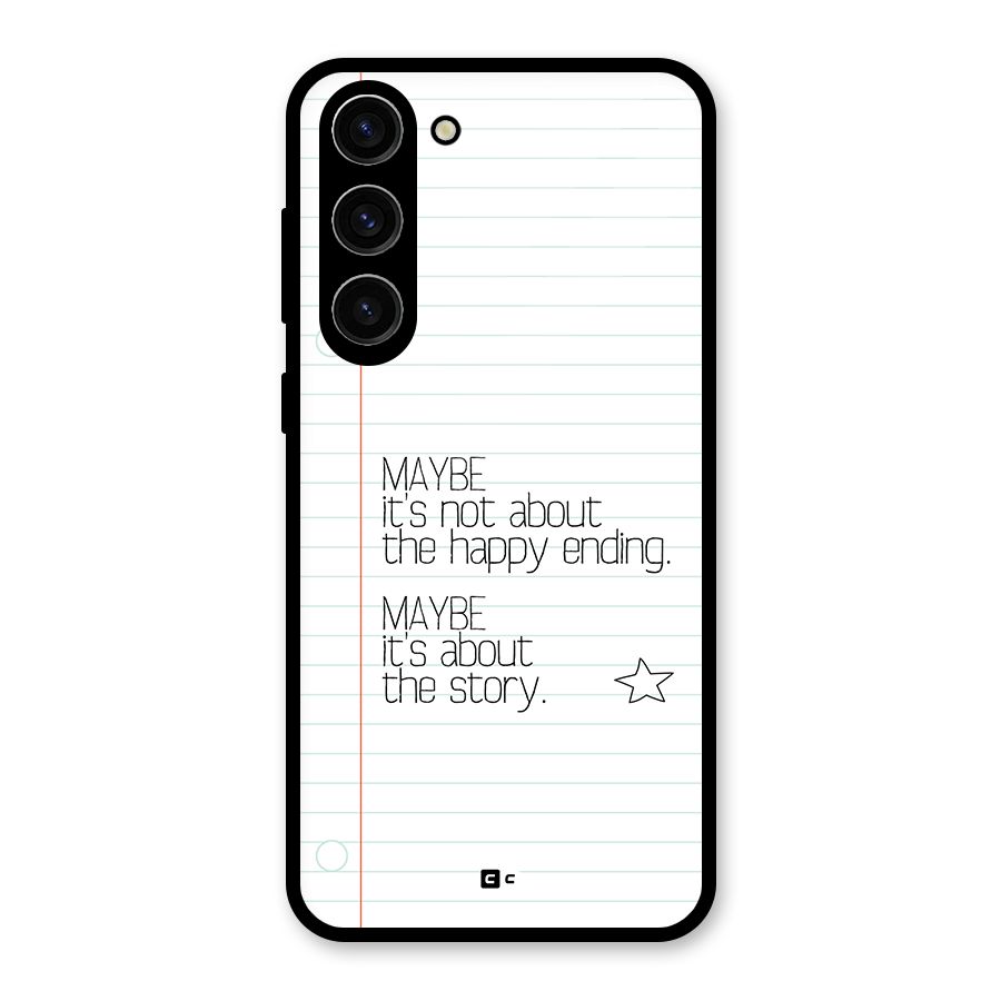 About Story Glass Back Case for Galaxy S23 Plus